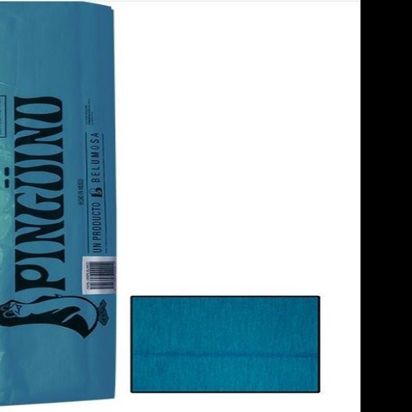 PAPEL CREPE PINGUINO AGUA MARINA E.10 C.250 25